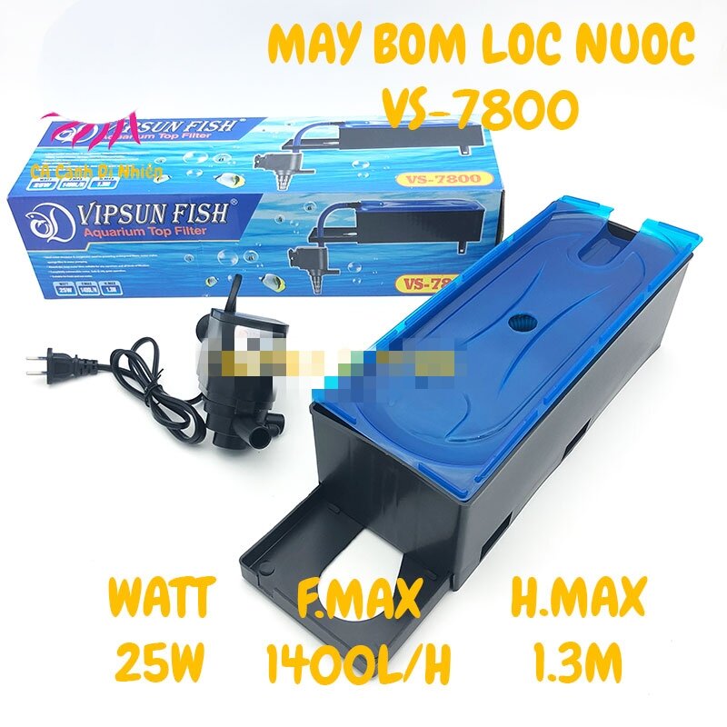 1 bộ bơm lọc nước hồ cá vs-780