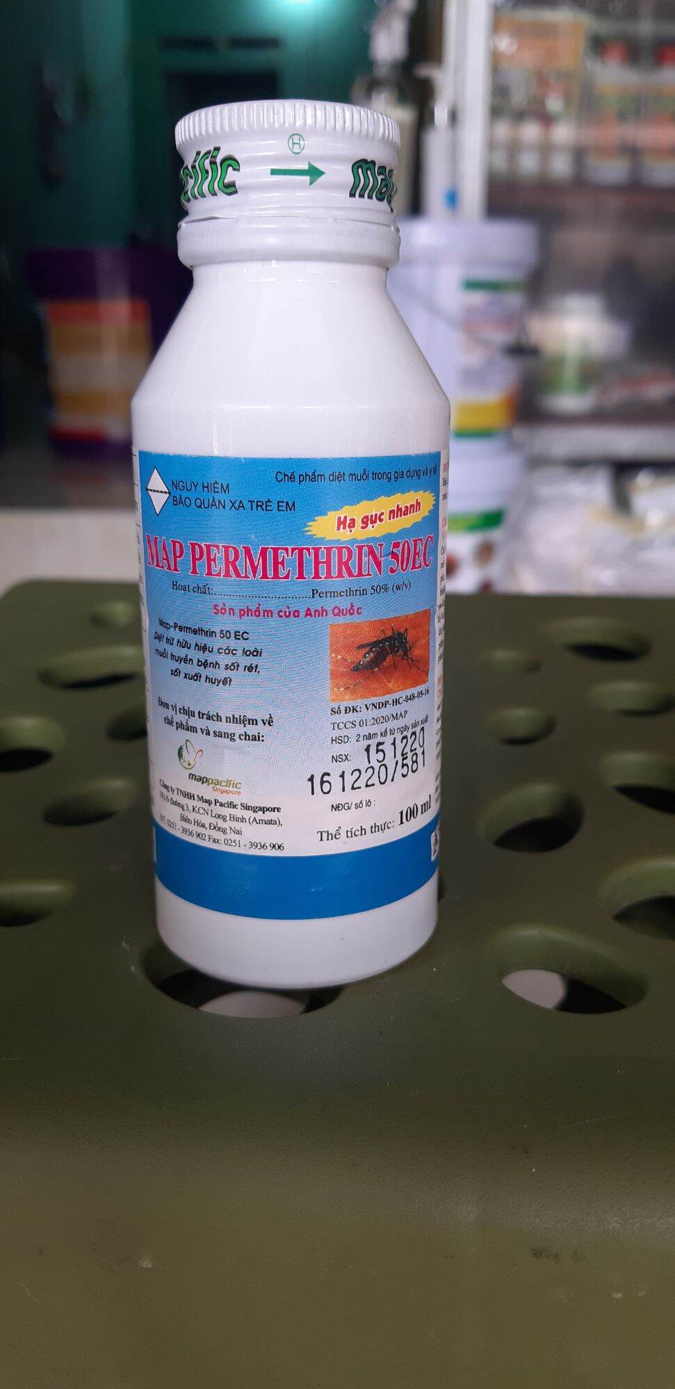 Permethrin 50Ec chai 100ml diệt trừ muỗi trong nhà