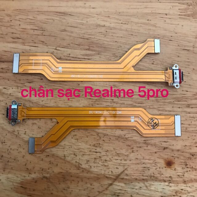 Cụm cáp chân sạc Realme 5pro/Q zin tháo máy.