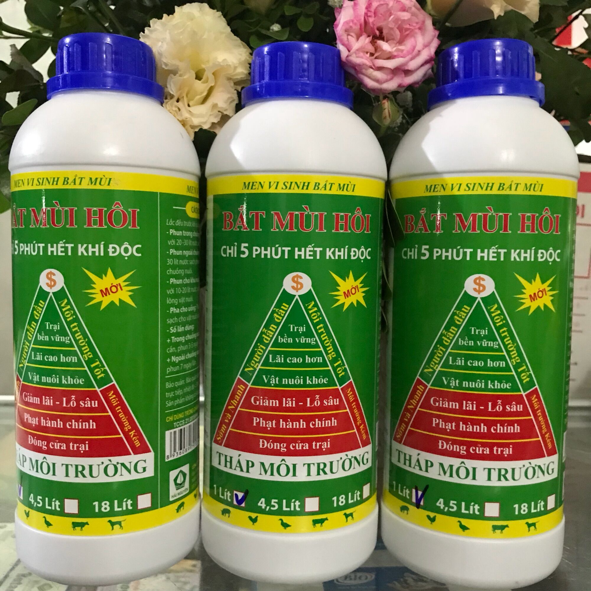 Bắt mùi hôi chuồng trại chai 1L