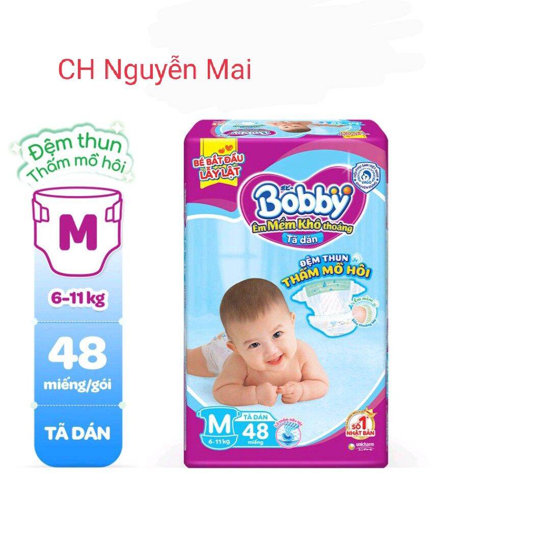 Tã dán bobby m48 gói lớn