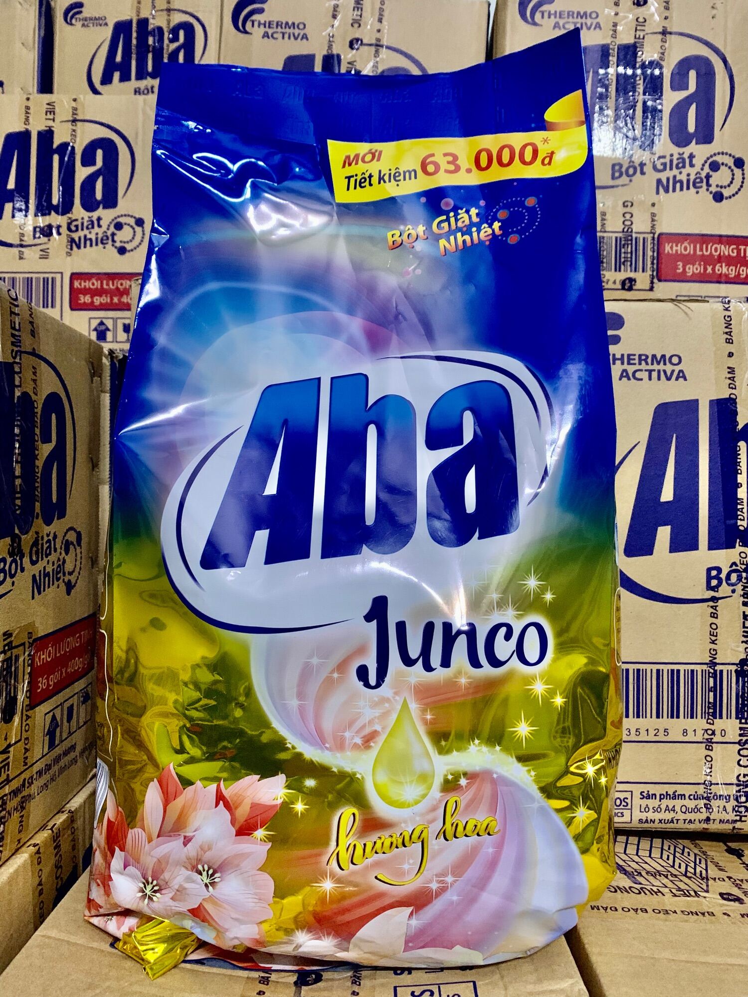 Bột giặt Junco hương hoa ABA 5,5kg