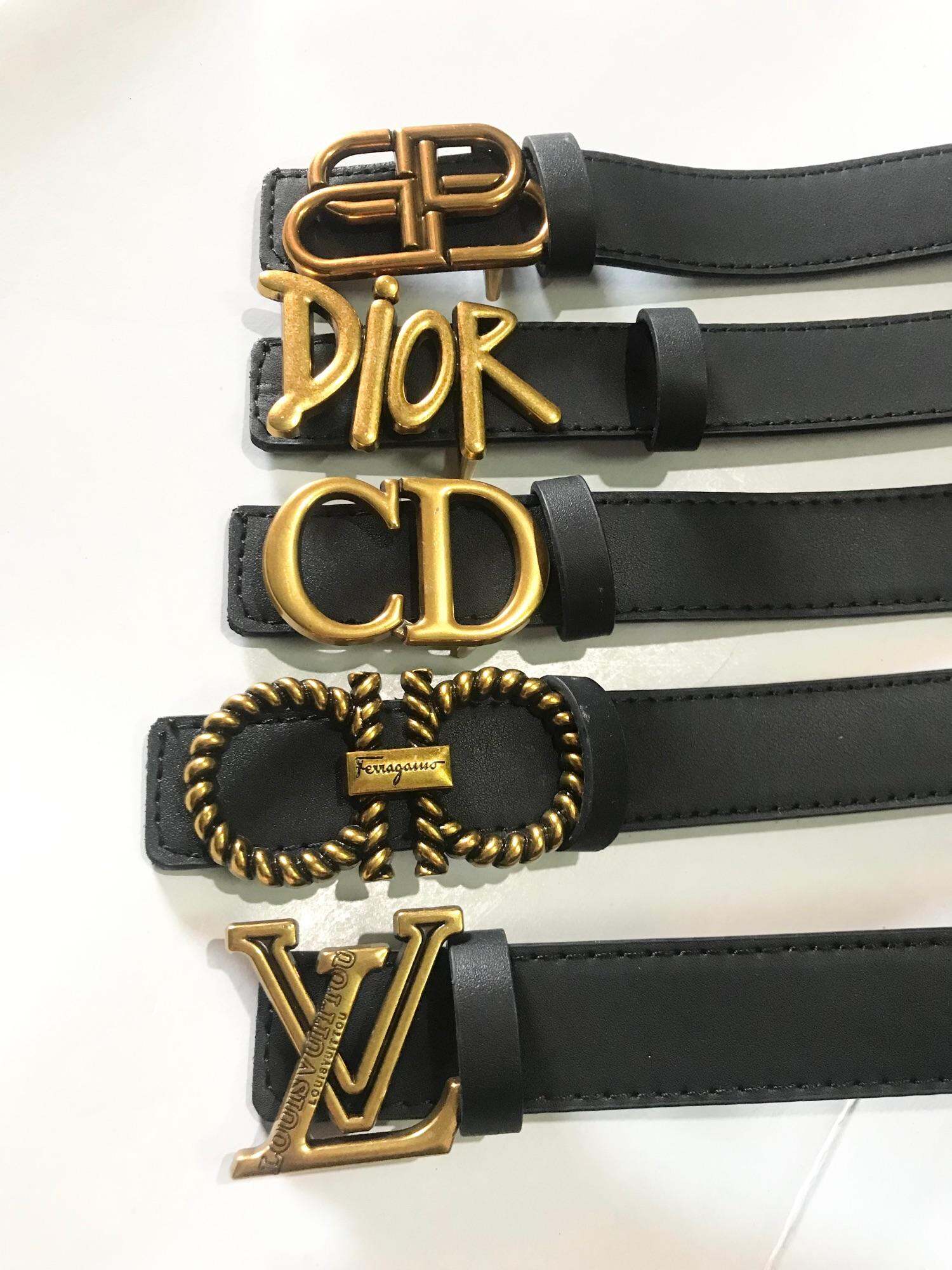 Thắt lưng nữ mặt đồng cao cấp - Dây lưng nữ chất liệu da