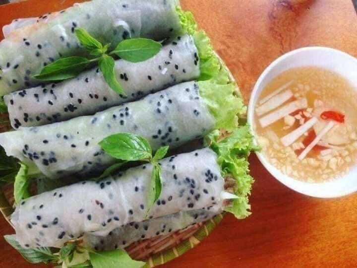 1kg Bánh Tráng Cuốn Mè Đen Phan Rang