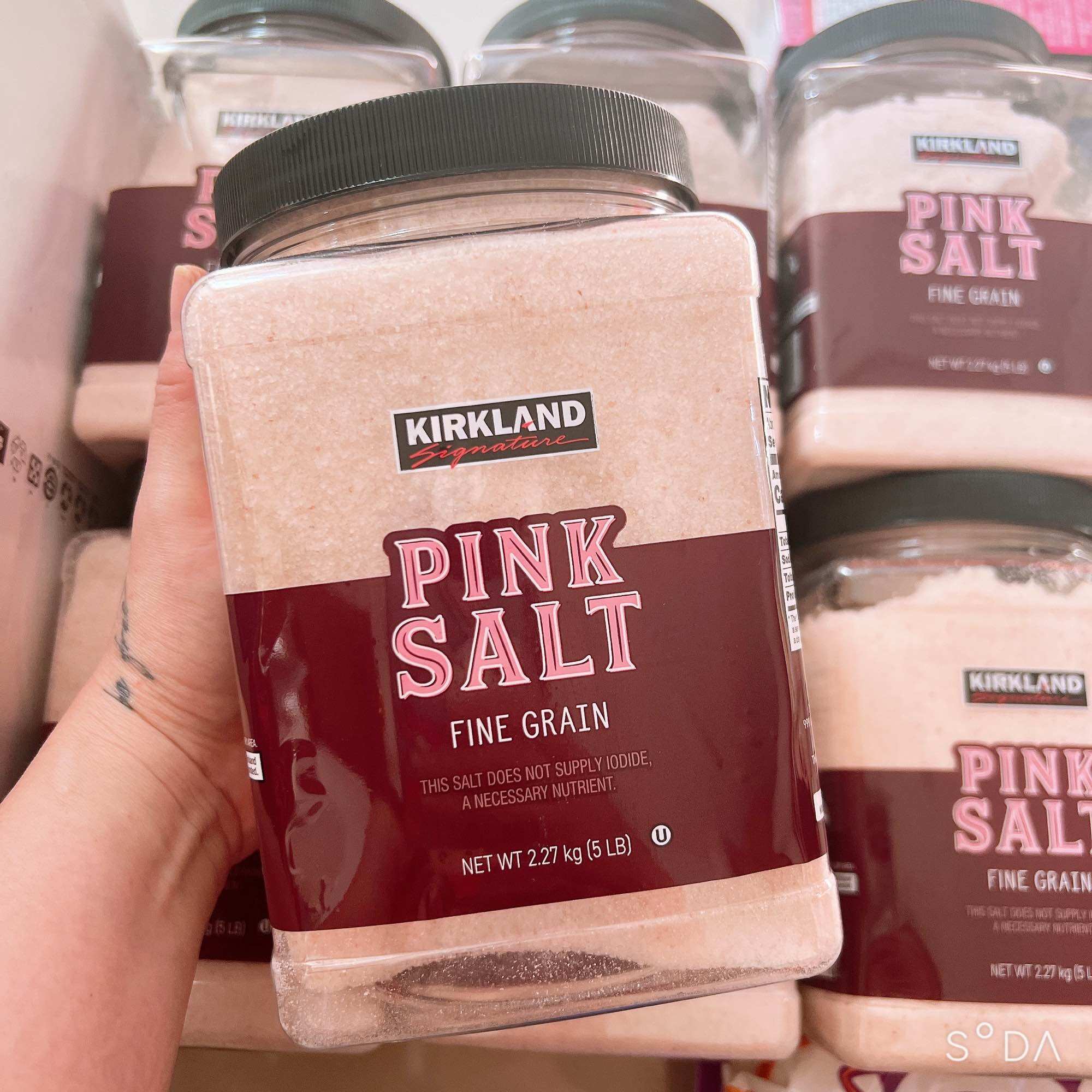 MUỐI HỒNG HIMALAYAN PINK SALT KIRKLAND MỸ 2.27KG