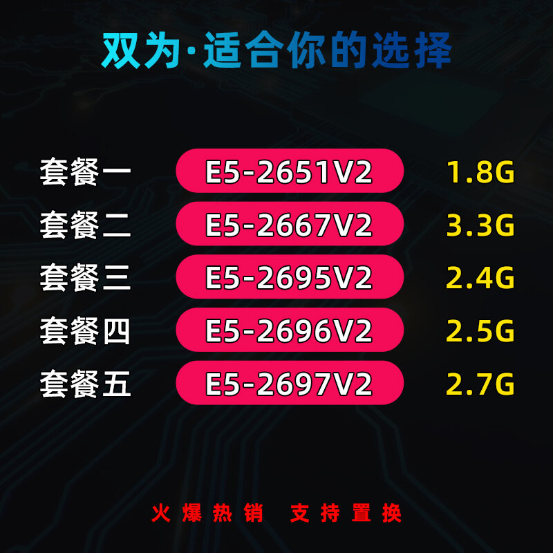 Intel Zhiqiang E5 2651v2 2667 2680 2695 2696v2 2697v2 Hỗ Trợ Bo Mạch Chủ X79 thumbnail