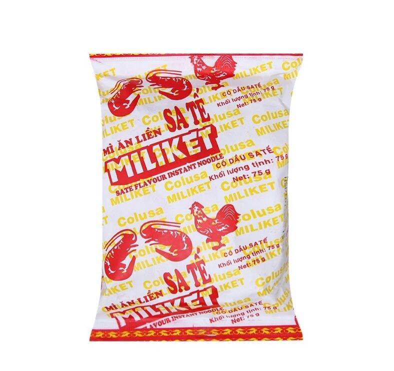 mì sa tế Miliket thùng 30 gói