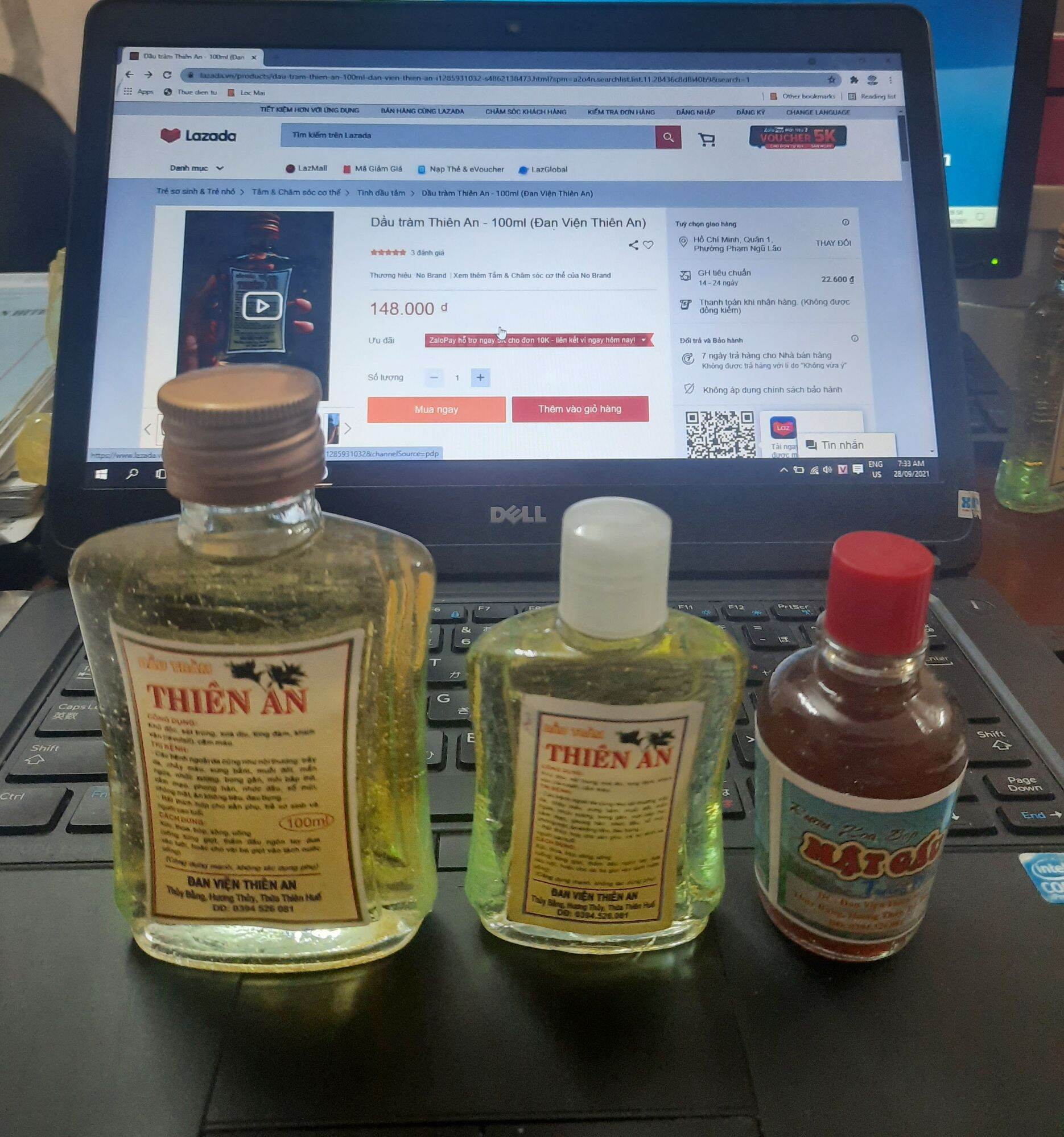 Dầu tràm Thiên An Huế - 100ml (Đan Viện Thiên An Huế)
