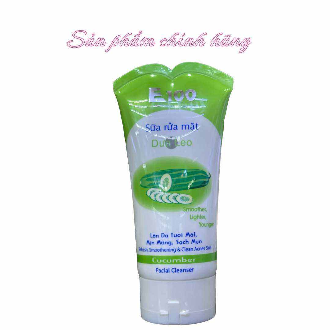 Sữa rửa mặt E100 dưa leo 100g