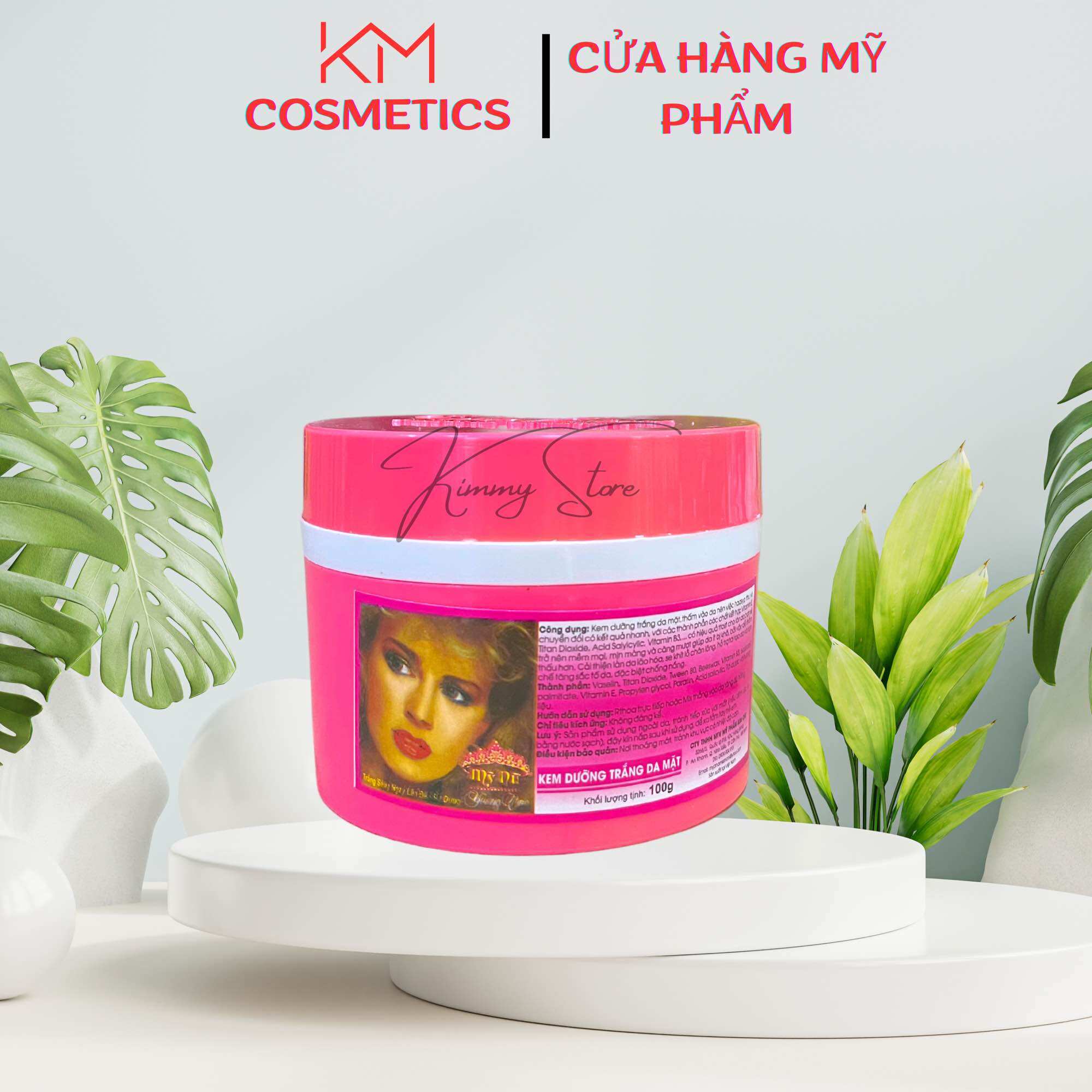01 Hộp kem trắng da young one Xù trần 100g