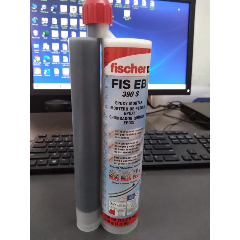 Keo cấy thép fischer fis eb 390s 390ml kèm đầu vòi.
