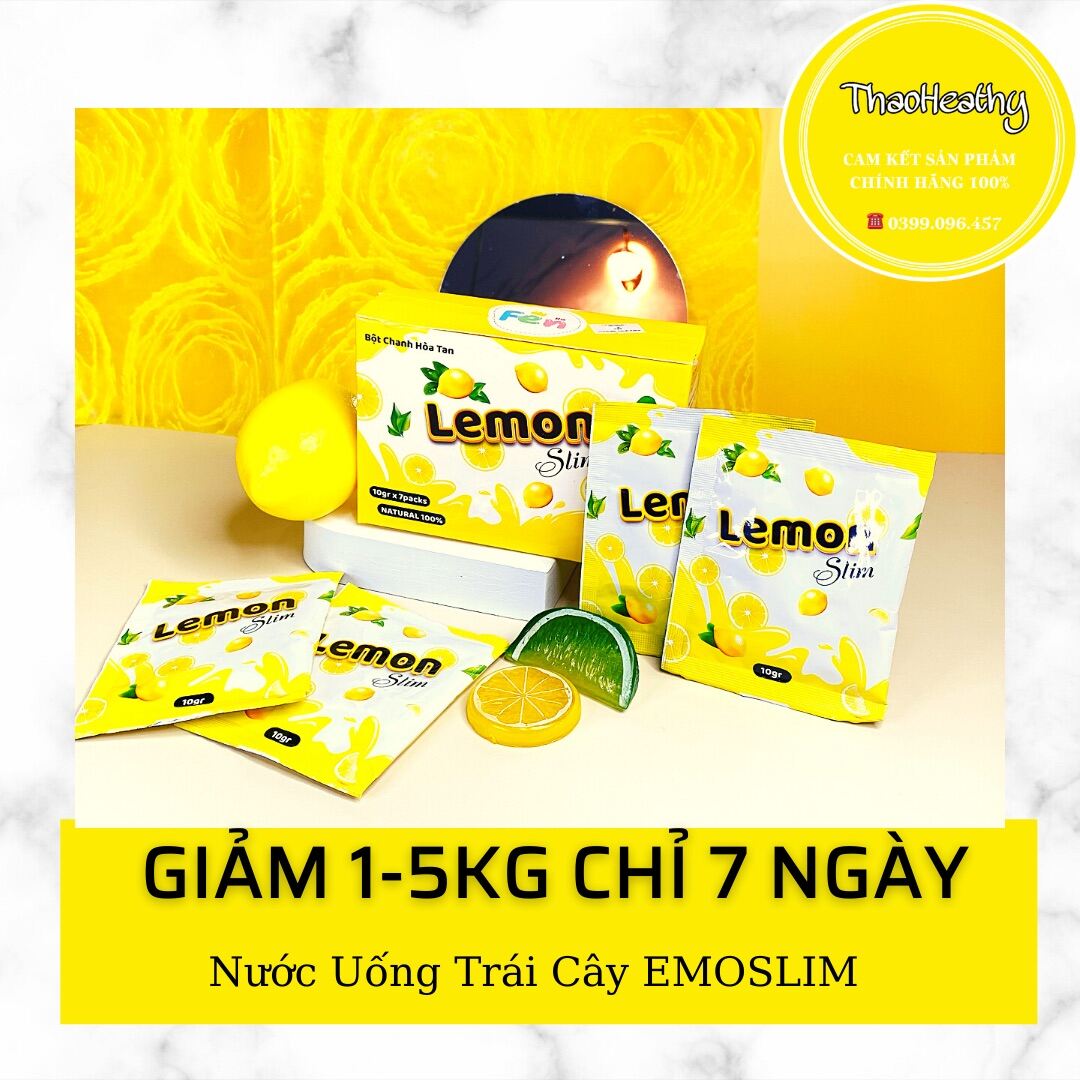 Kèm Quà NƯỚC UỐNG TRÁI CÂY GIẢM CÂN VỊ CHANH EMOSLIM