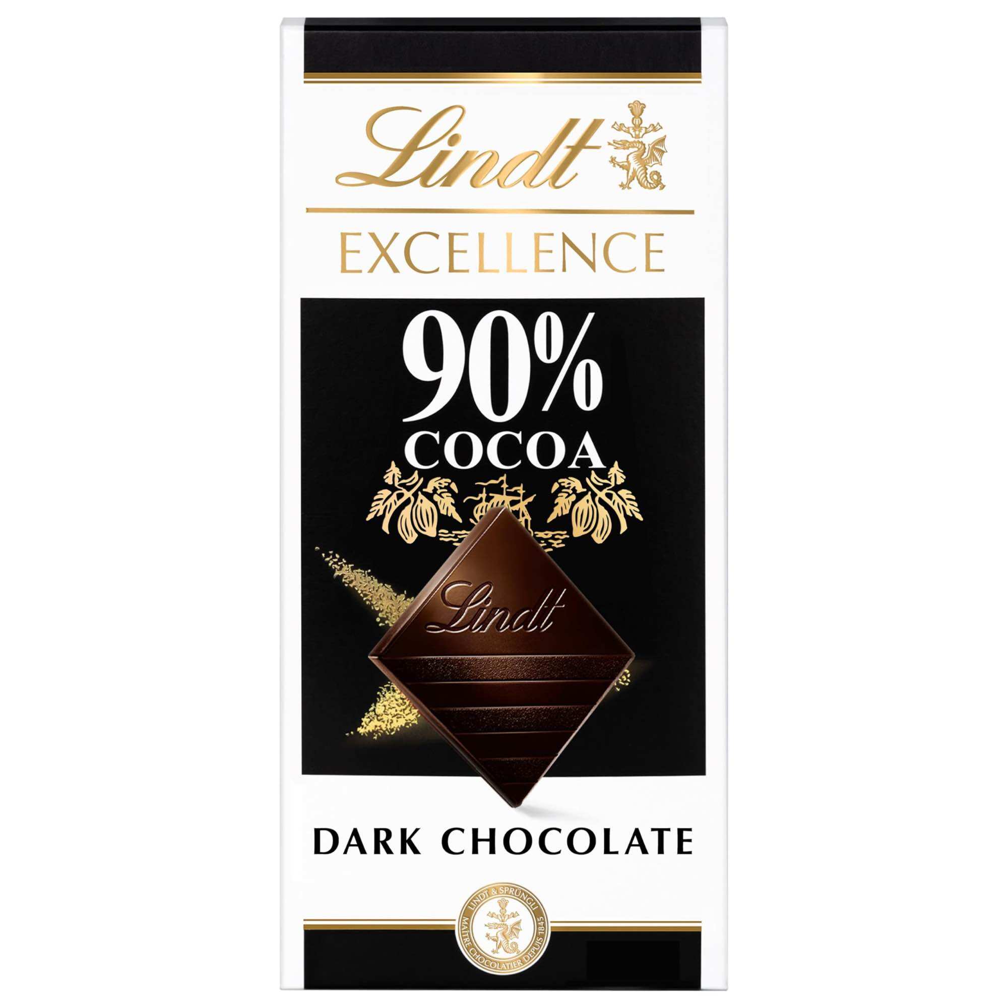 Socola đắng dạng thanh Lindt Excellence Dark Chocolate 90% của Đức thanh 100gr
