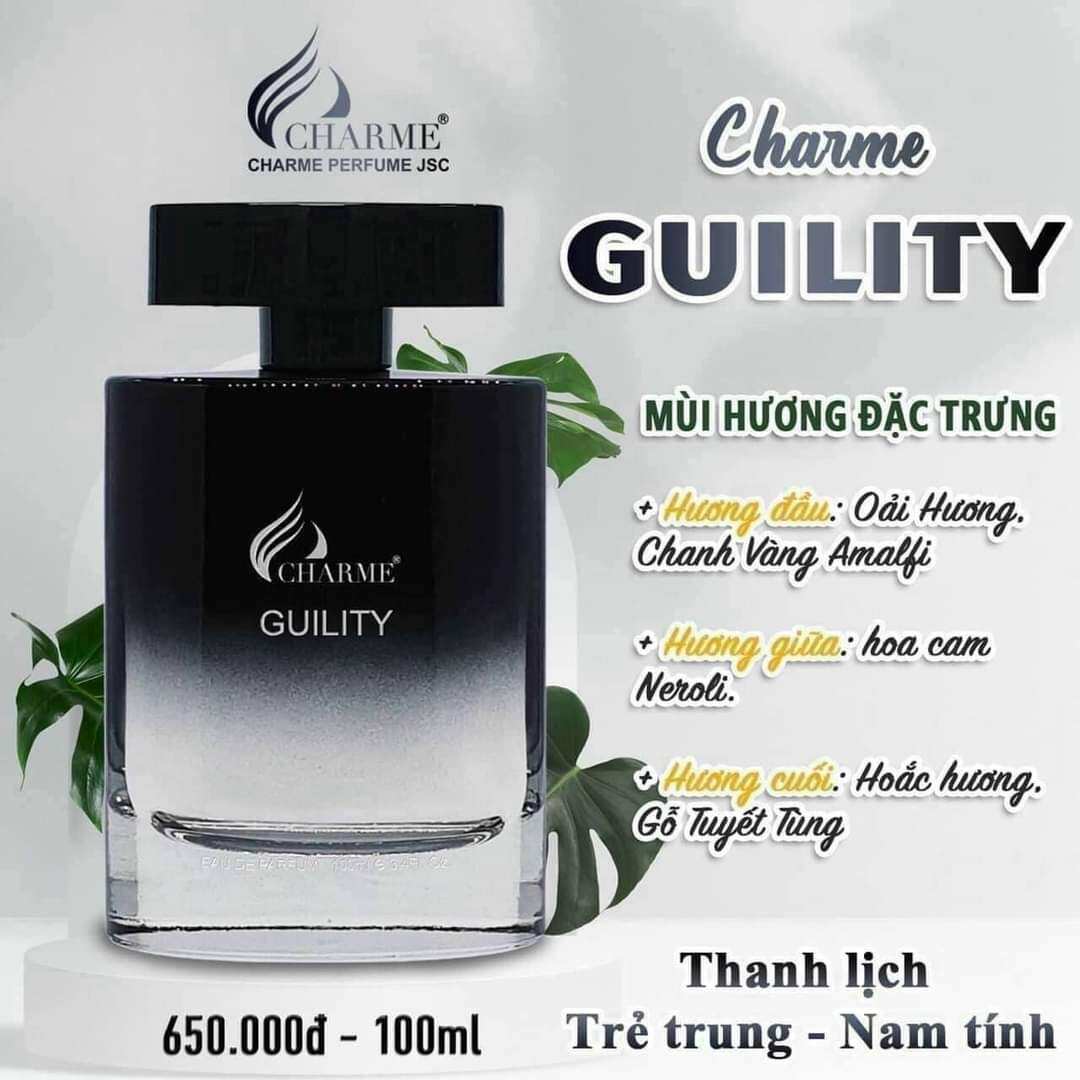 Nước Hoa Nam Charme Guility 100ml