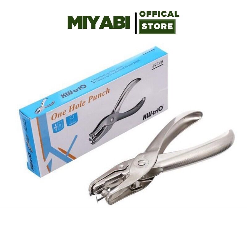 Dụng cụ kìm đục lỗ -1 lỗ - 97a0 kw-trio -1 cái - đục được tối đa10 tờ