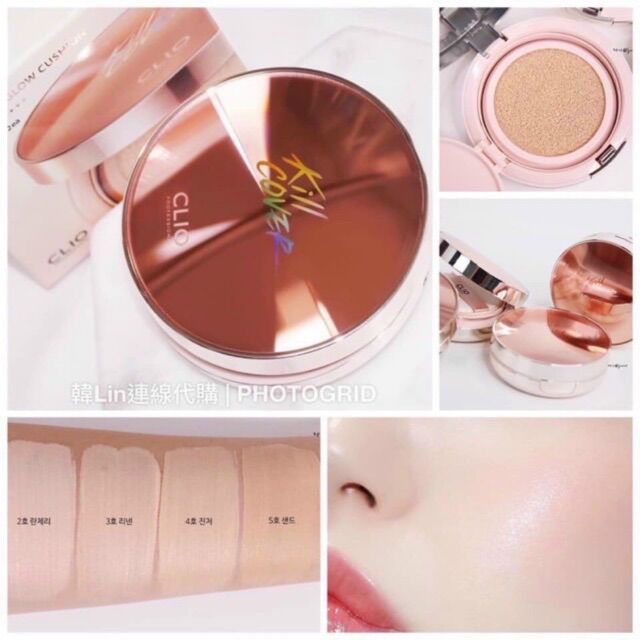 Phấn nước căng bóng clio kill cover glow cushion
