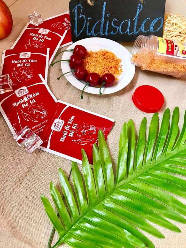 Combo 2hũ MUỐI ỚT TÔM ĐỀ GI BÌNH ĐỊNH 35K