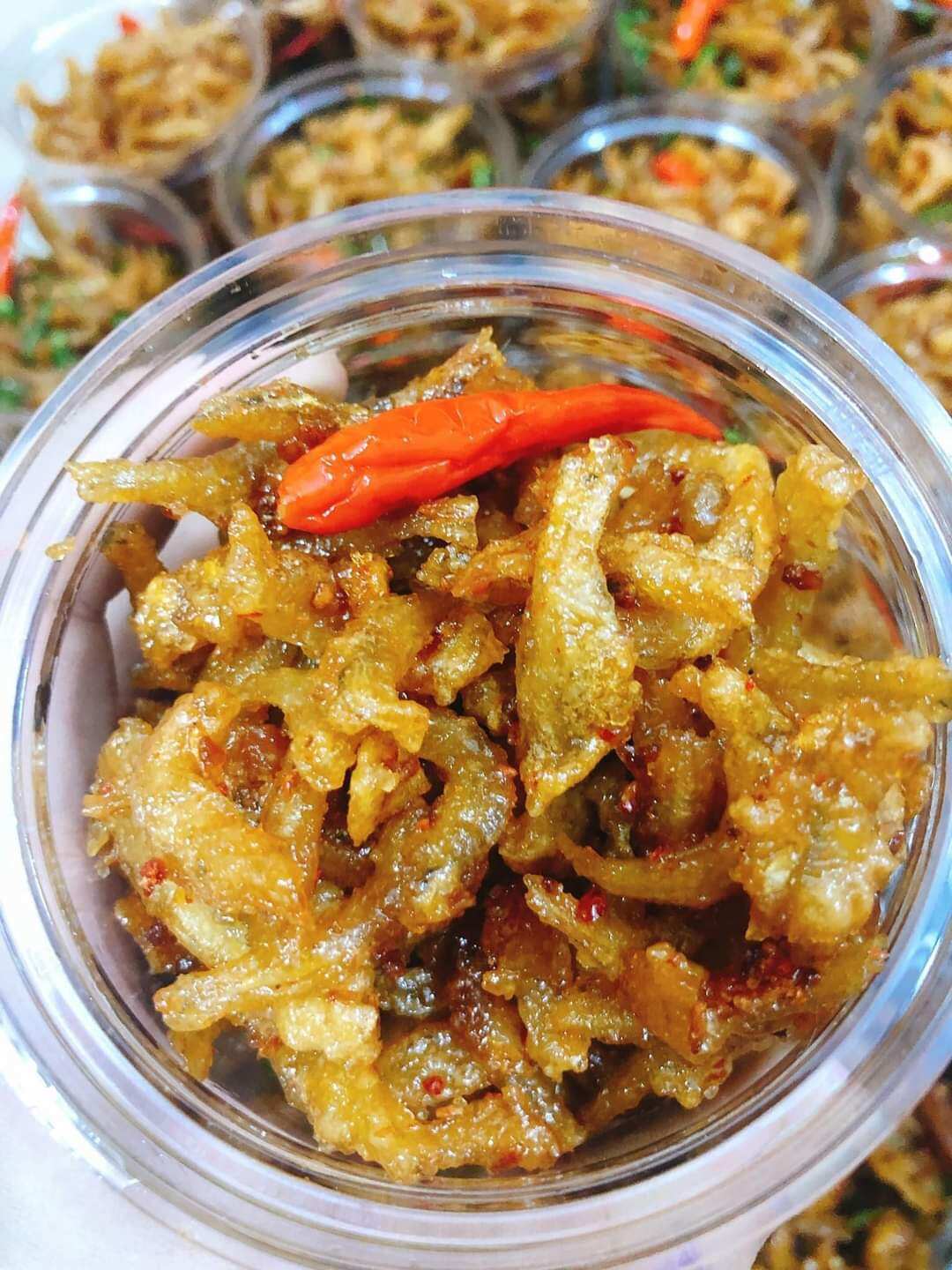 Cá cơm rim tỏi ớt - 250gr