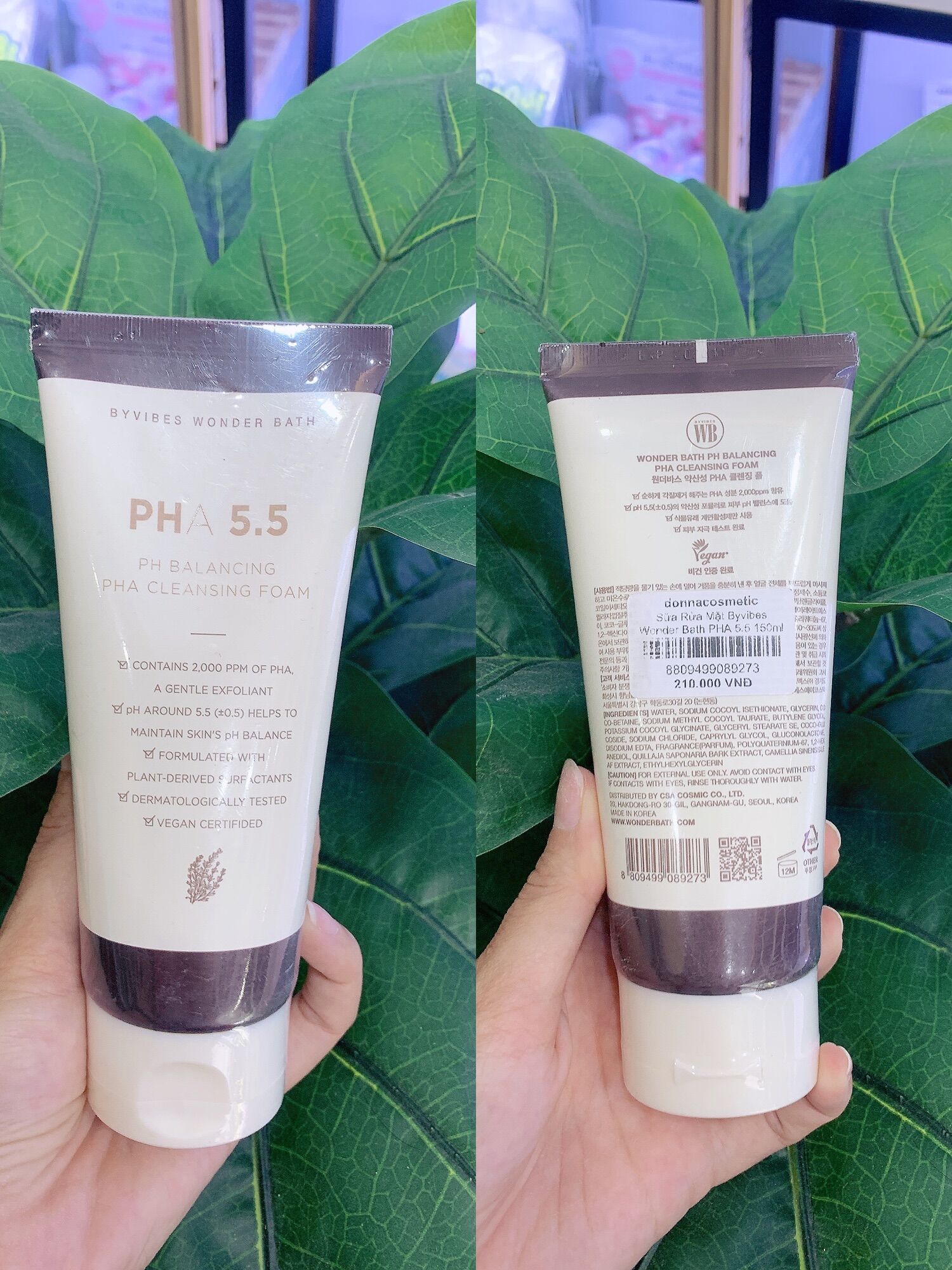 Sữa rửa mặt pha 5.5 byvibes wonder bath 150ml