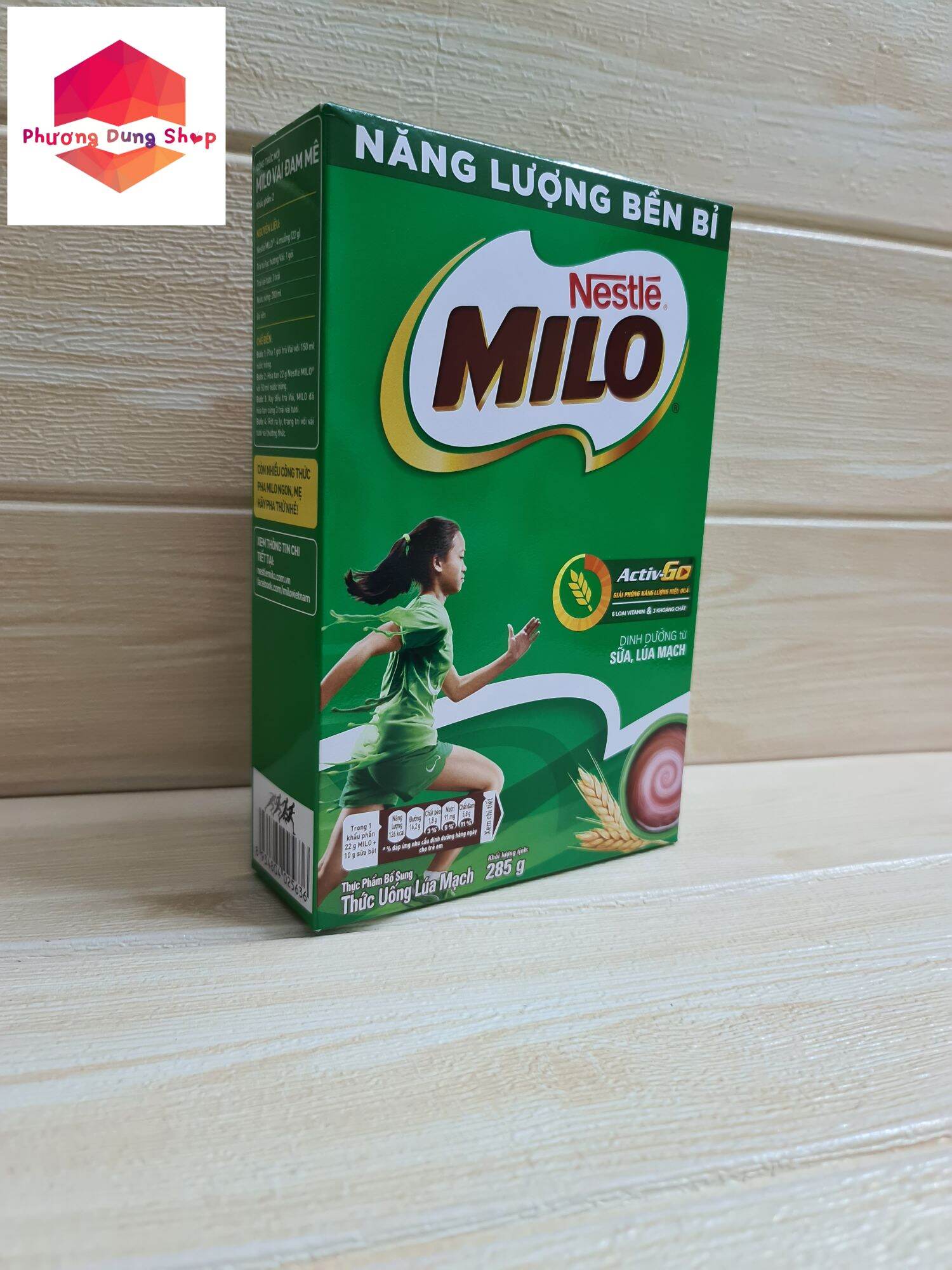 Milo Bột Hộp Giấy 285g