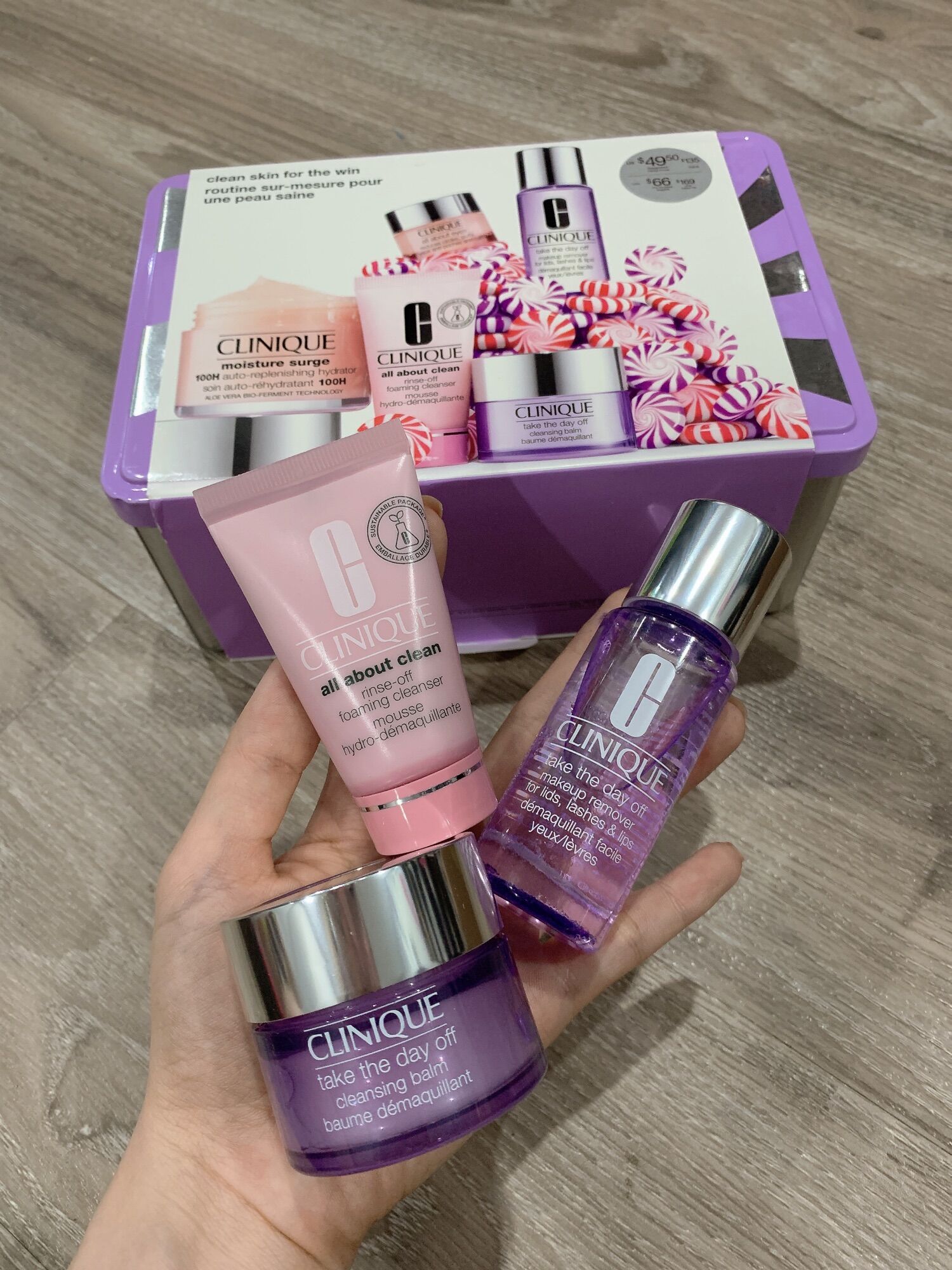Set 4 món clinique