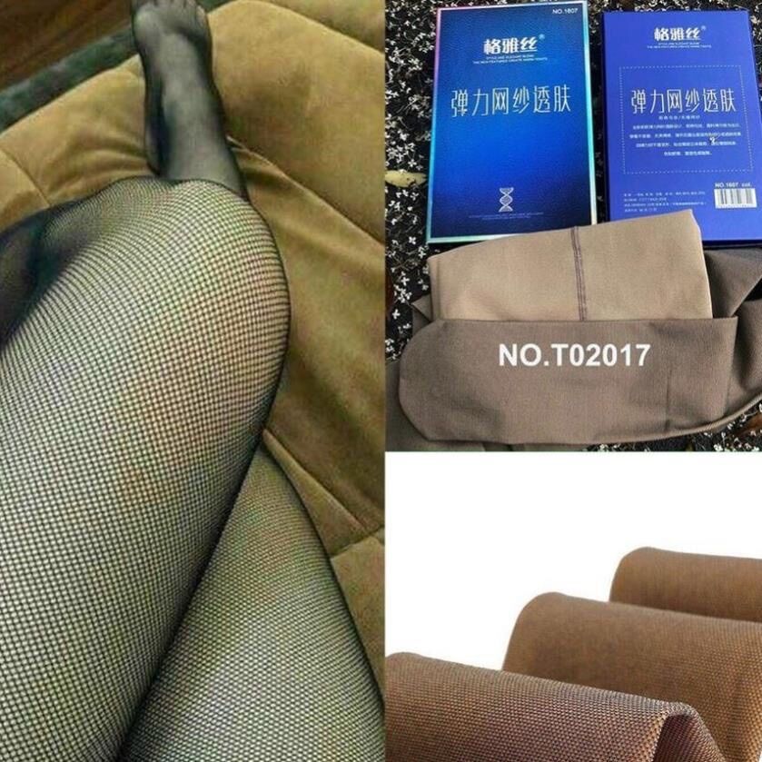 Hàng hot - Quần tất lưới 3D siêu dai siêu thật chân