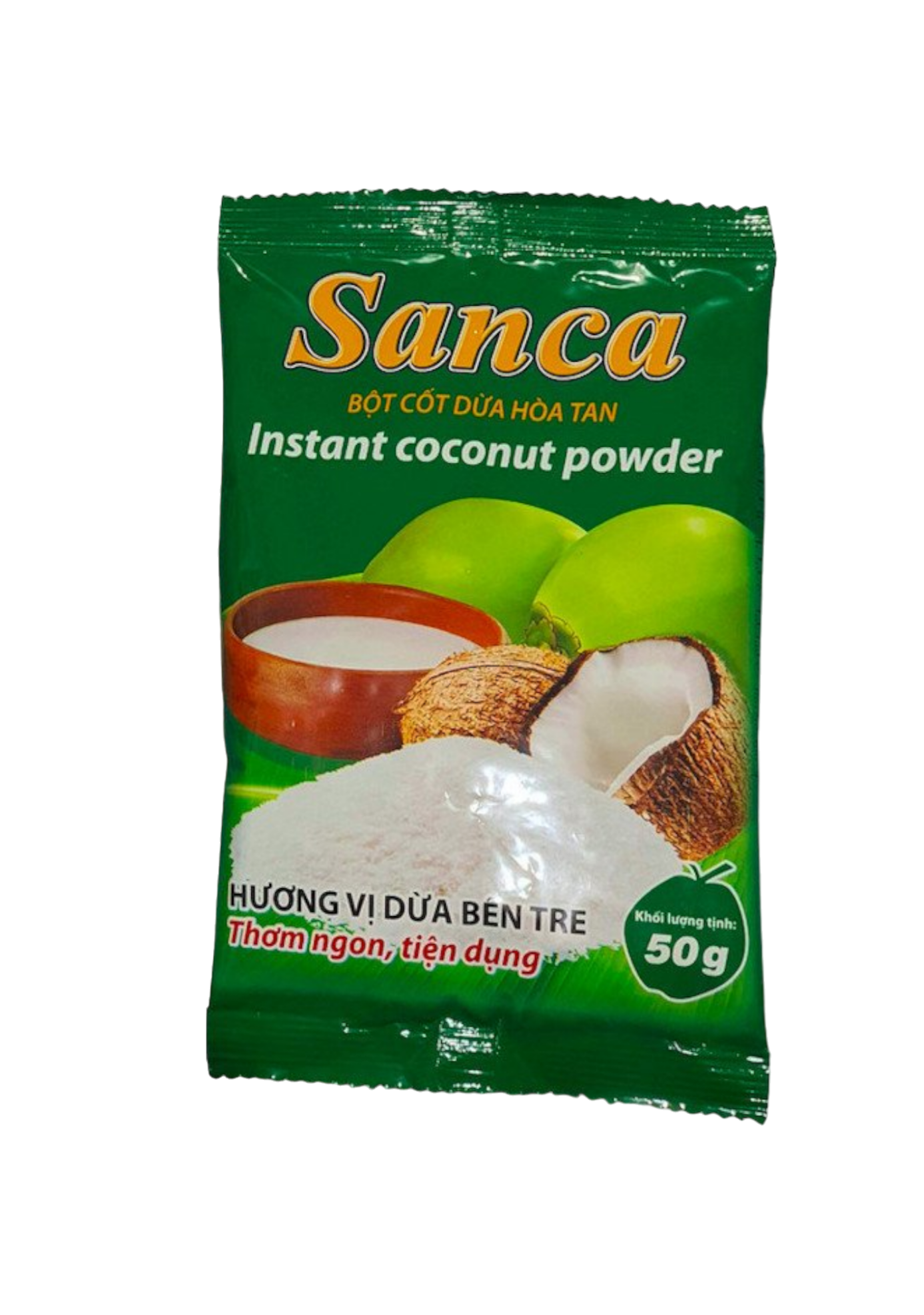 Combo 10 gói Bột Cốt Dừa SanCa 50g