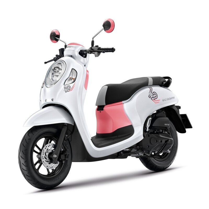 Tem Scoopy 2022 xe Trắng hồng