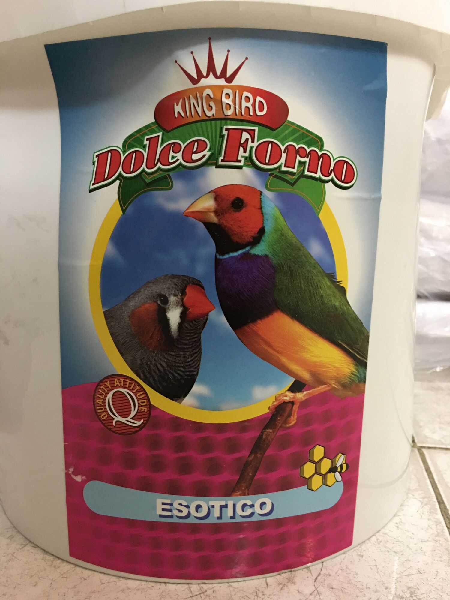 Cám trứng cho finch, manh manh, bạc má, finch, thạch yến, siskin,... nhập Ý