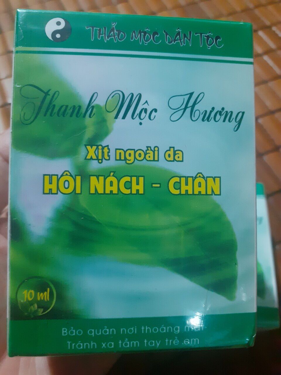 Hôi nách hôi chân thanh mộc hương