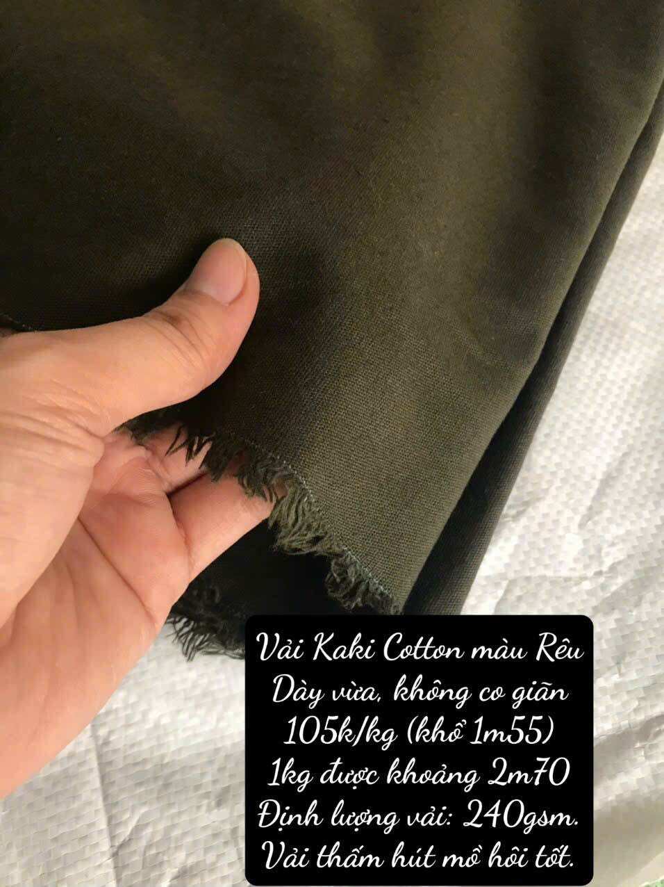Vải kaki
