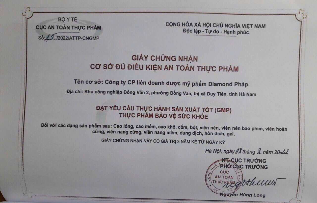 Nano Curcumin dạng dung dịch lo 30ml (hỗ trợ điều trị viêm loét dạ dày tá tràng)