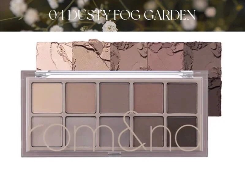 Bảng Phấn Mắt 10 Màu Siêu Lấp Lánh Romand Better Than Eye Palette