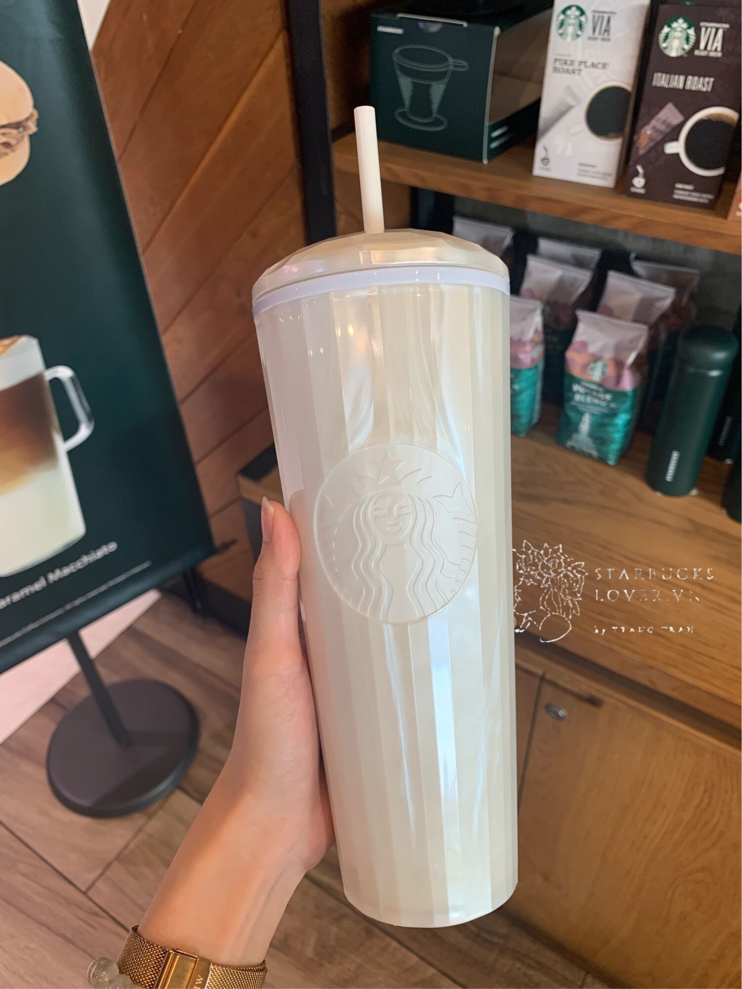 |chính hãng| ly starbucks bling pearl kaleidoscope size khủng 710ml