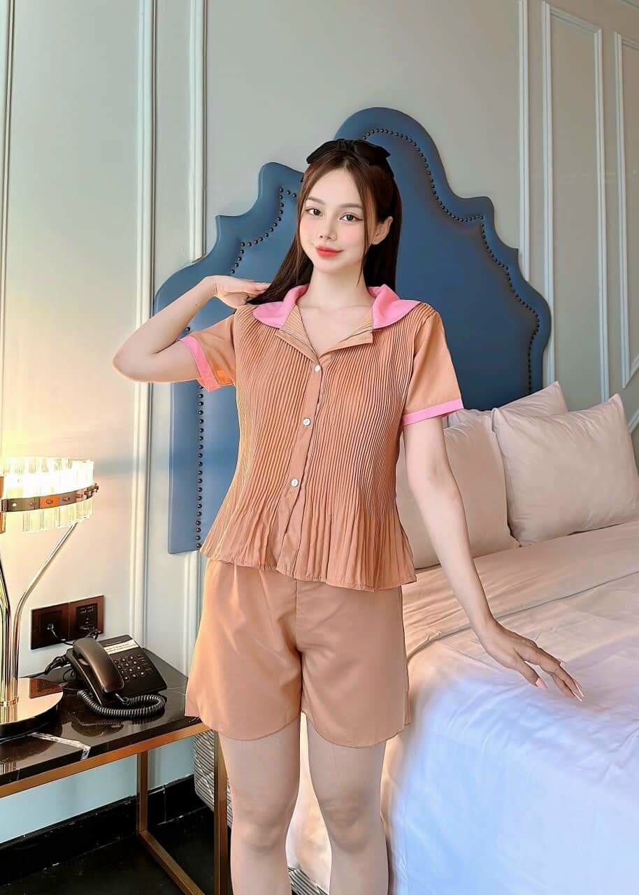 [HCM]Set bộ thun mặc nhà cho nữ  - Đồ Bộ Mặc Nhà - M05
