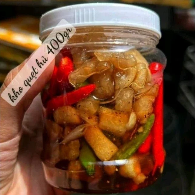 400g Kho Quẹt Tóp Mỡ Cay Cay - Thịt Tóp Mỡ