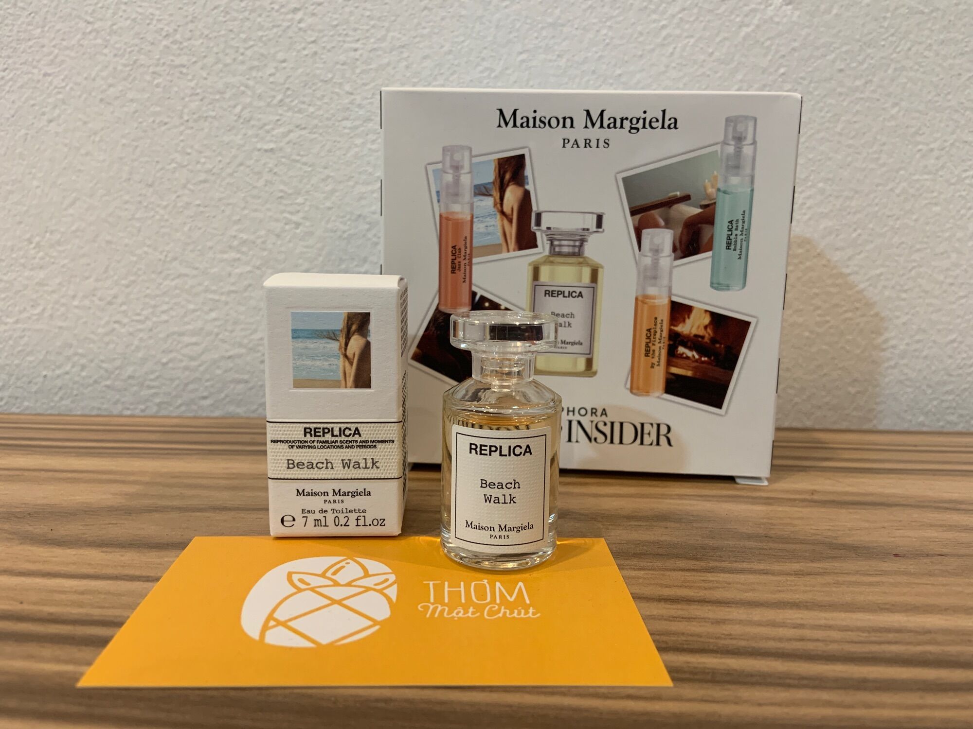 Thơm một chút - Set mini Replica Beach Walk + 3 vial (có tách set)
