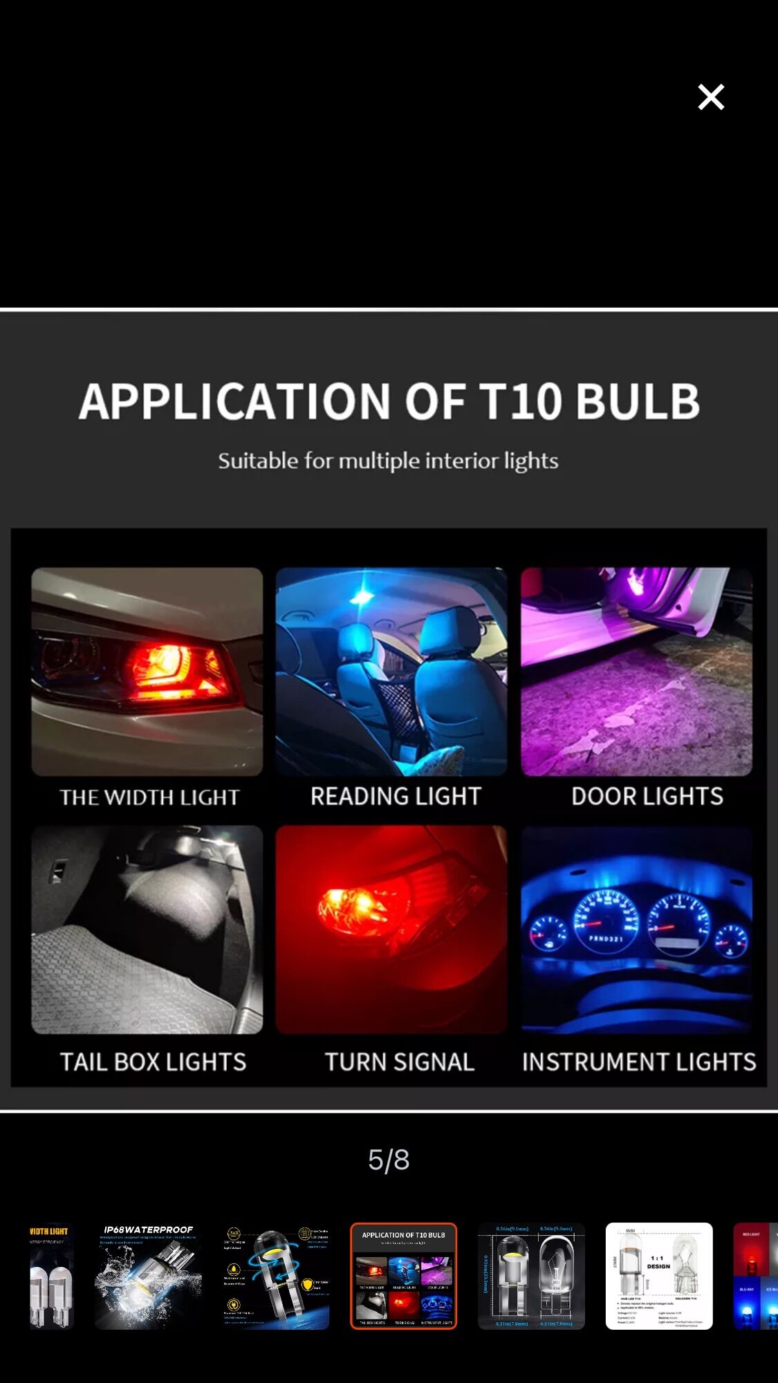 Bóng đèn led T10 siêu sáng