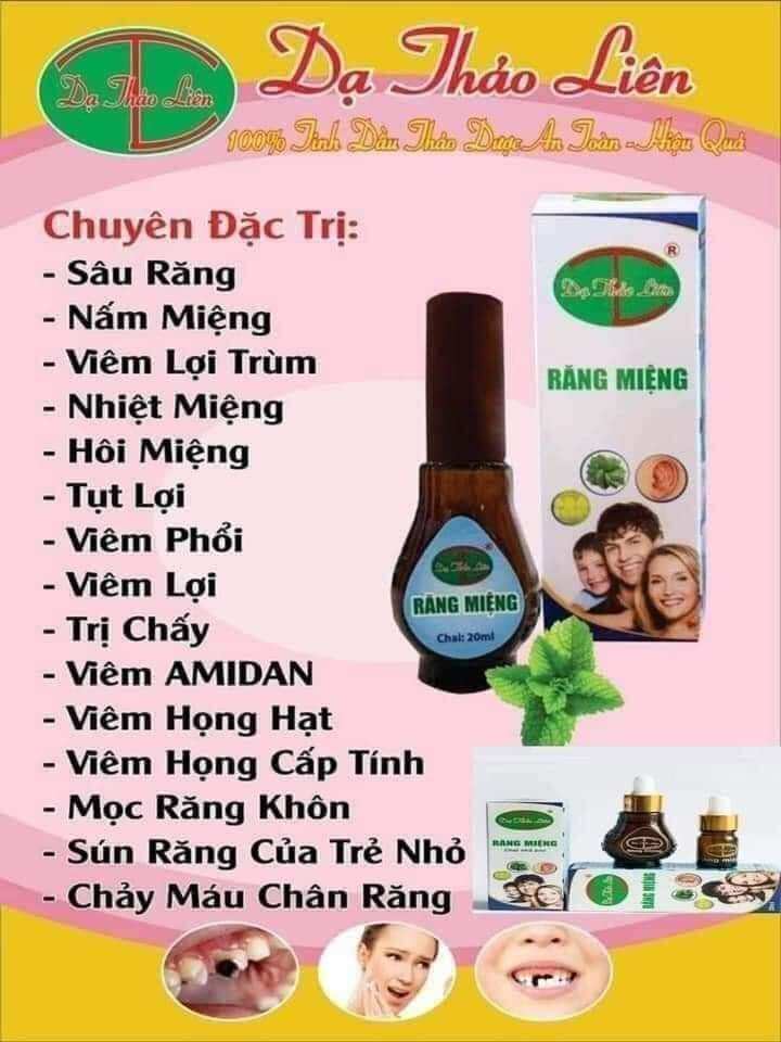 Tinh dầu răng miệng Dạ Thảo Liên