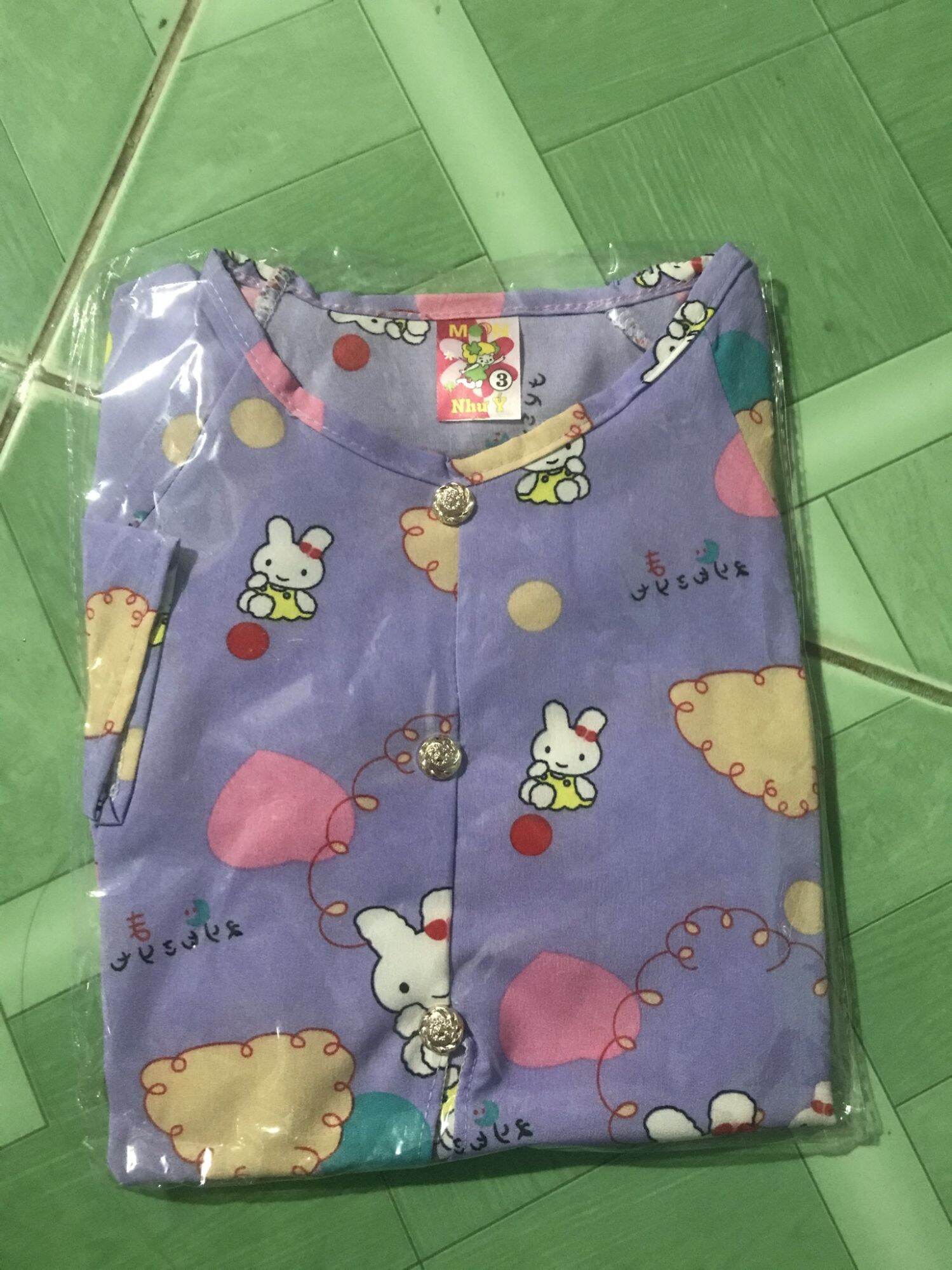 đồ bộ bà ba lụa bé gái