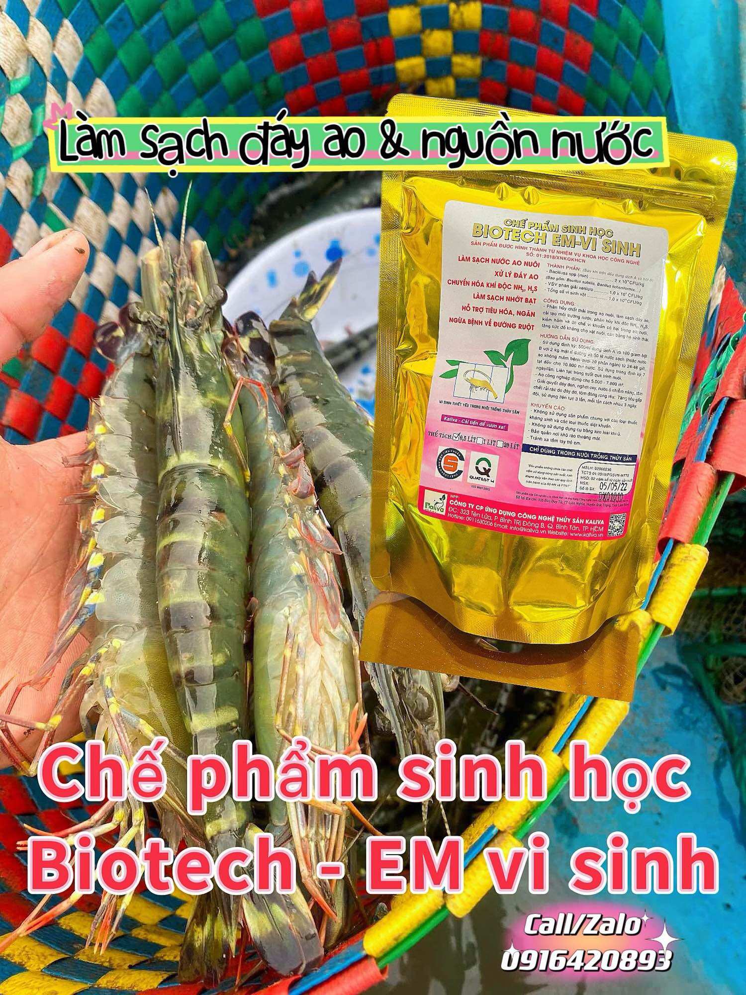 Biotech e.m vi sinh gói 500gr