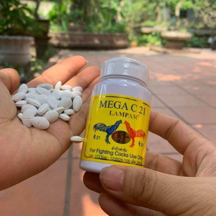 MEGA C21 ( 100 VIÊN ) - Thu..ốc nuôi cao cấp 7 đến 10 ngày cho gà nhanh tới đá , bo chắc khỏe