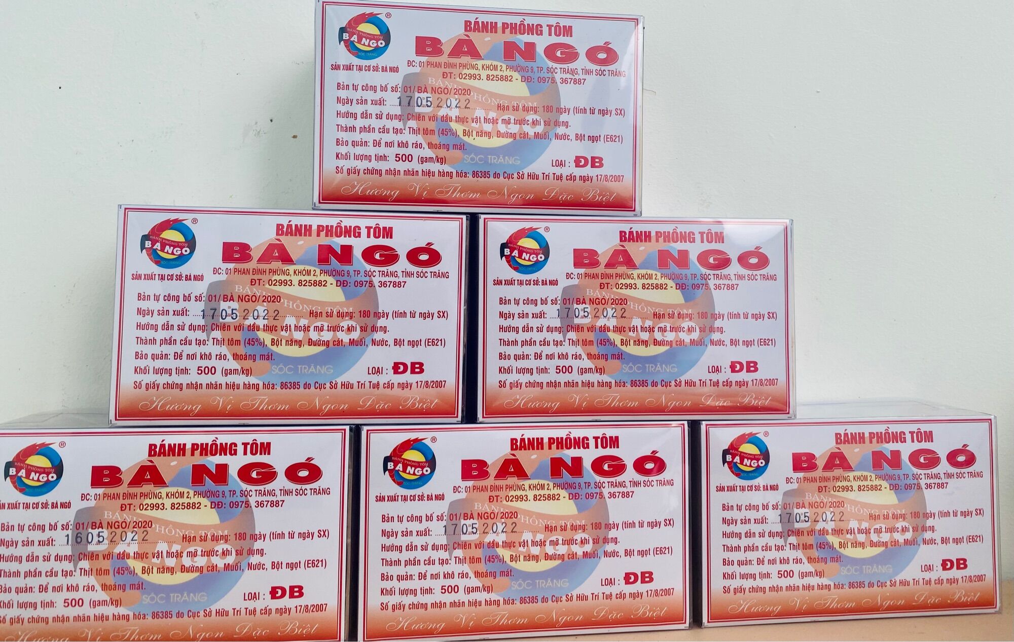 Bánh phồng tôm Bà Ngó Chính Gốc