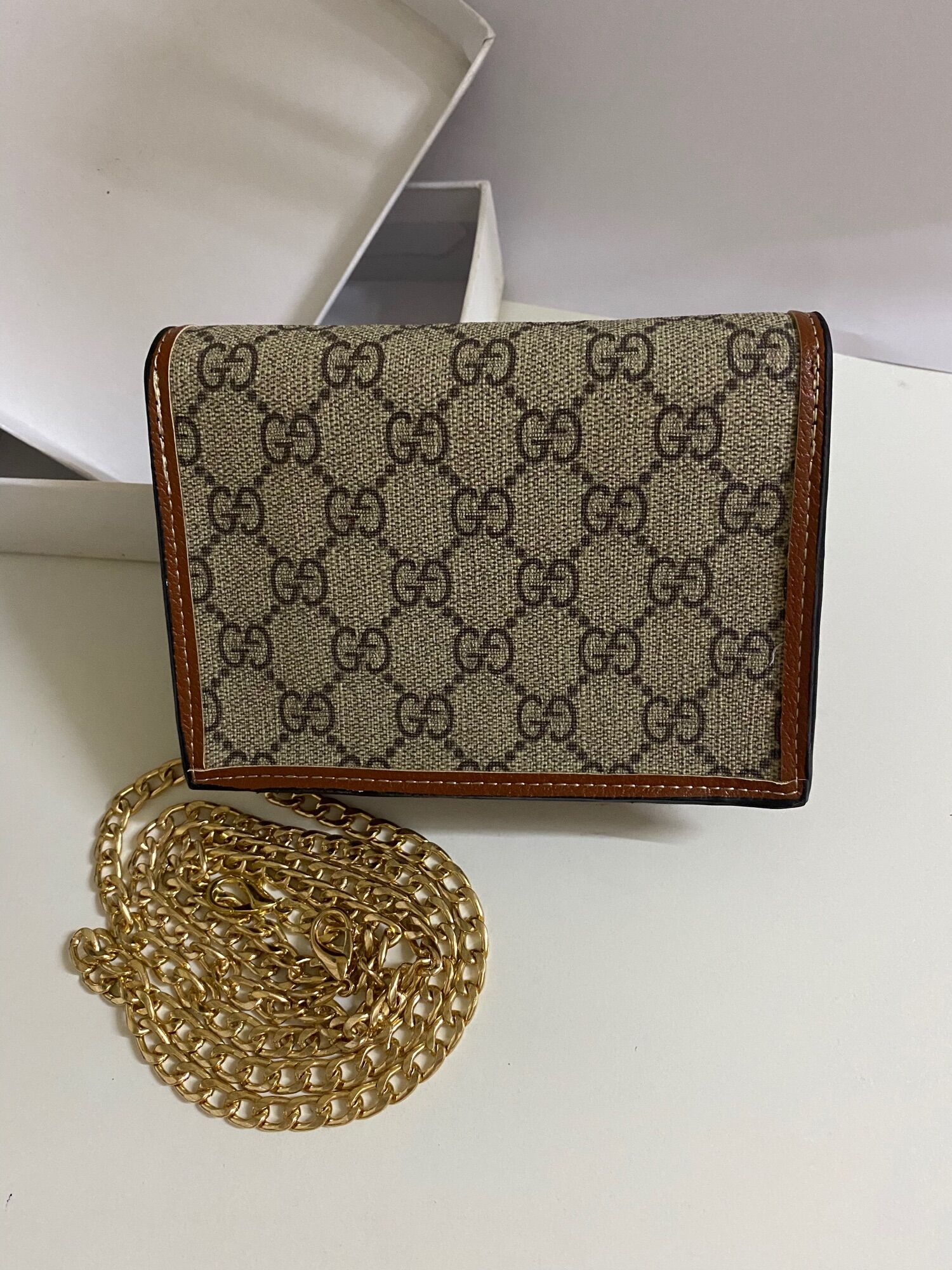 Túi ví mini GC KT 15*10, fullbox (3 ngăn, dây đeo)