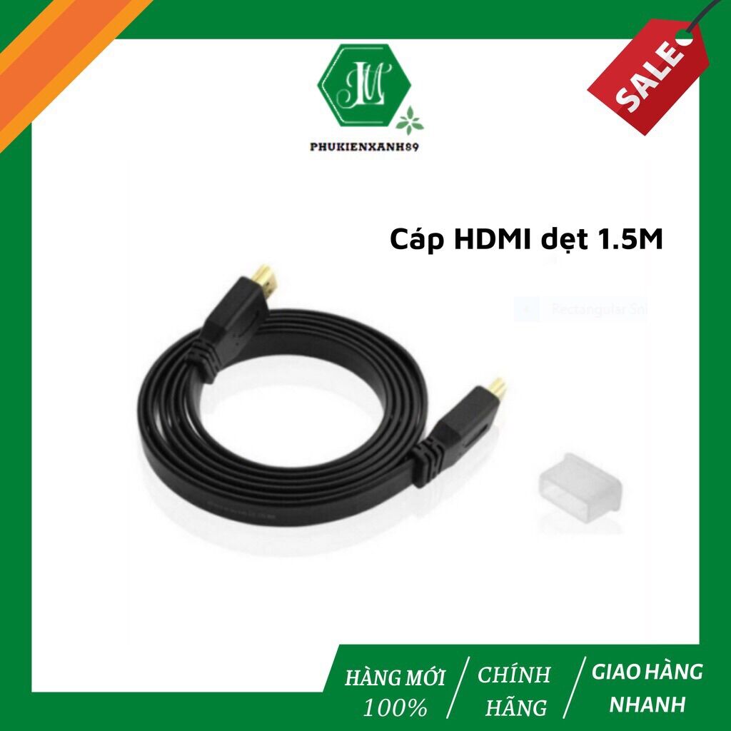 Cáp hdmi dẹt 1.5m