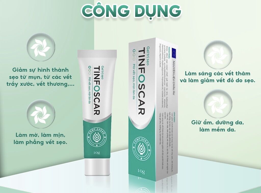 Gel làm mờ sẹo TinfoScar (Tuýp 10g)