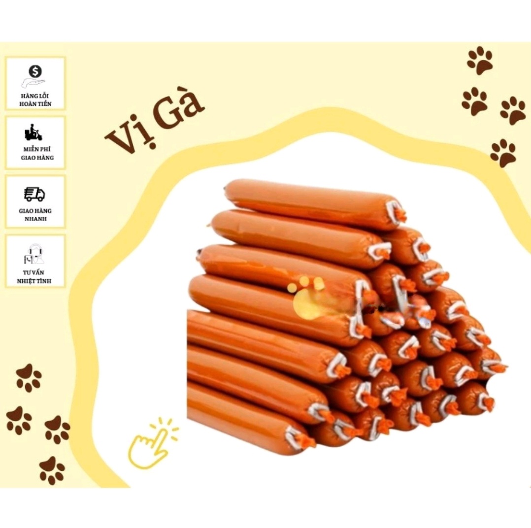 5 cây Xúc xích dinh dưỡng cho chó mèo