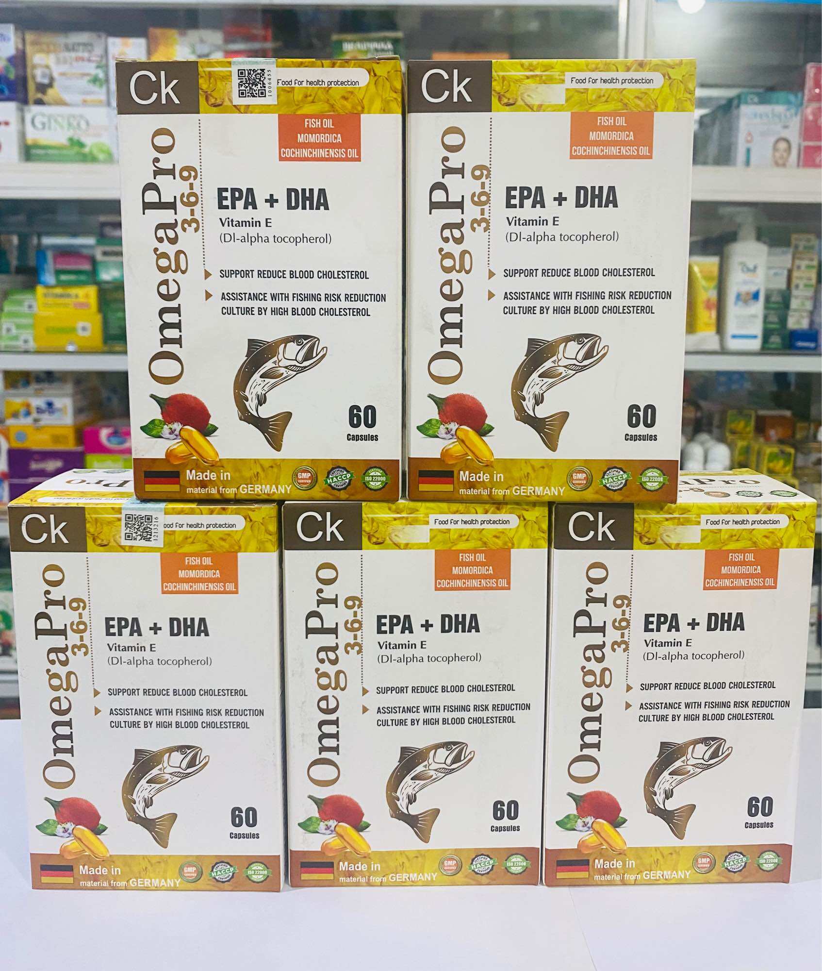 Dầu cá omega 3 6 9 hộp 60 viên của đức