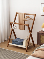 ZHUSHANXIA | Giá Treo Áo Gỗ Tạm Thời Đặt Bên Cạnh Giường