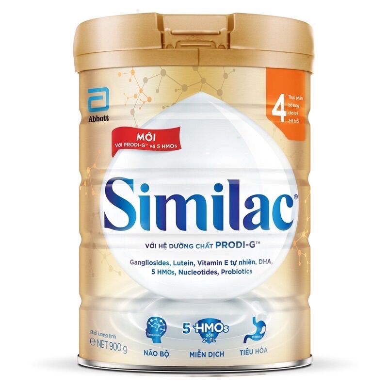 Sữa bột similac iq 4 hmo 900g
